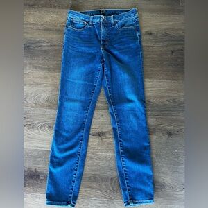 J. Crew Women's 9 inch Mid Rise Skinny Denim Blue Jeans size 27